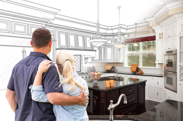 Custom kitchen cabinets installed in a Maitland home